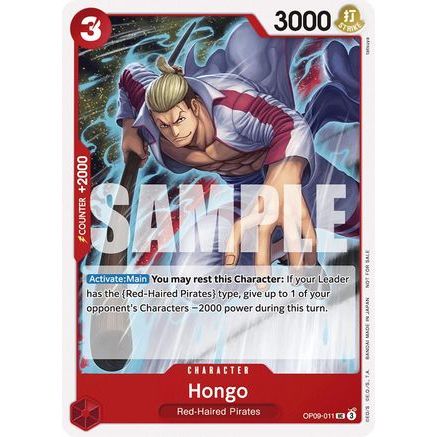 Hongo (Tournament Pack 2025 Vol. 2) (OP09-011) - One Piece Promotion Cards
