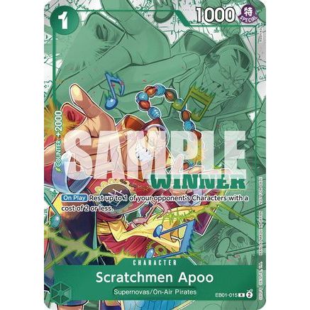 Scratchmen Apoo (Winner Pack 2025 Vol. 2) (EB01-015) - One Piece Promotion Cards Foil