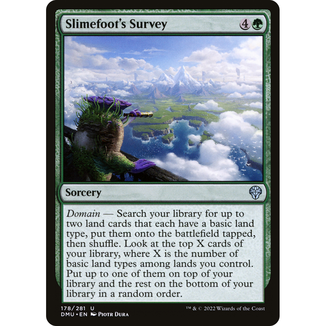 Slimefoot's Survey (DMU-178) - Dominaria United Foil