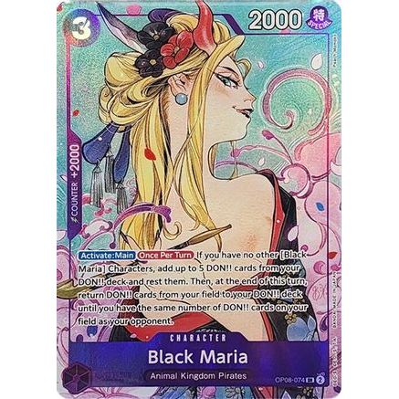 Black Maria (Illustration Box Vol.2) (OP08-074) - One Piece Promotion Cards Foil