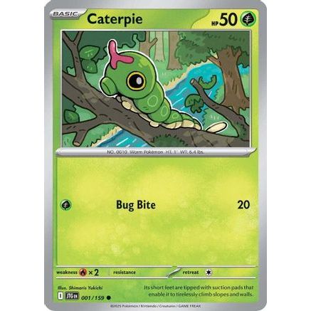 Caterpie 1 - SV09 Journey Together Reverse Holofoil