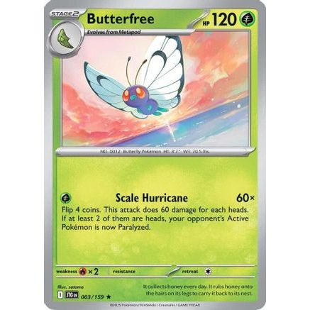 Butterfree 3 - SV09 Journey Together Holofoil