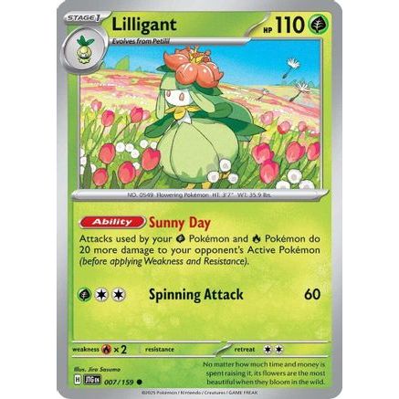 Lilligant 7 - SV09 Journey Together Reverse Holofoil