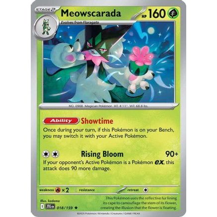 Meowscarada 18 - SV09 Journey Together Holofoil