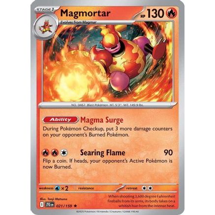 Magmortar 21 - SV09 Journey Together Holofoil