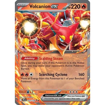 Volcanion ex - 031/159 31 - SV09 Journey Together Holofoil