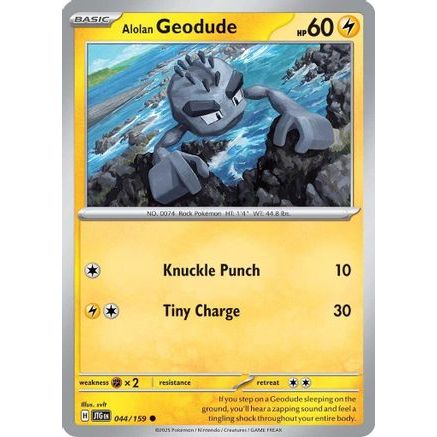 Alolan Geodude 44 - SV09 Journey Together