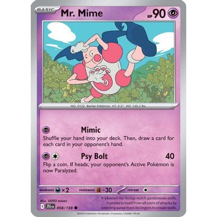 Mr. Mime 58 - SV09 Journey Together