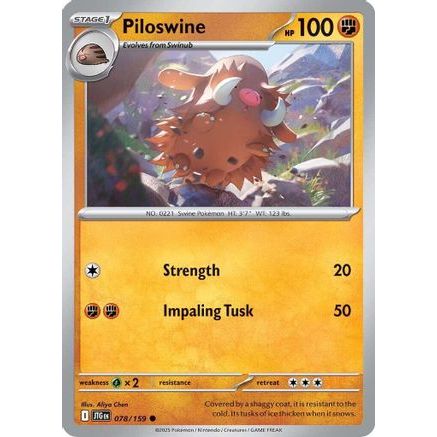 Piloswine 78 - SV09 Journey Together