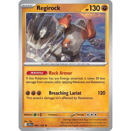 Regirock 82 - SV09 Journey Together Holofoil