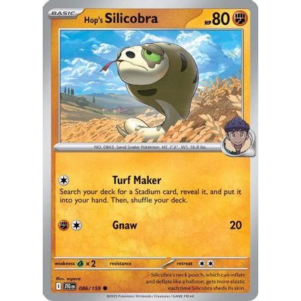 Hop's Silicobra 86 - SV09 Journey Together Reverse Holofoil