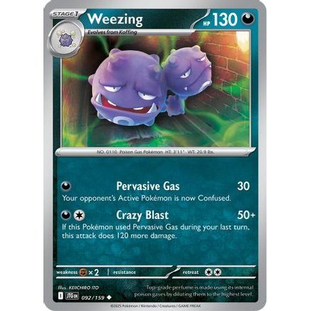 Weezing 92 - SV09 Journey Together
