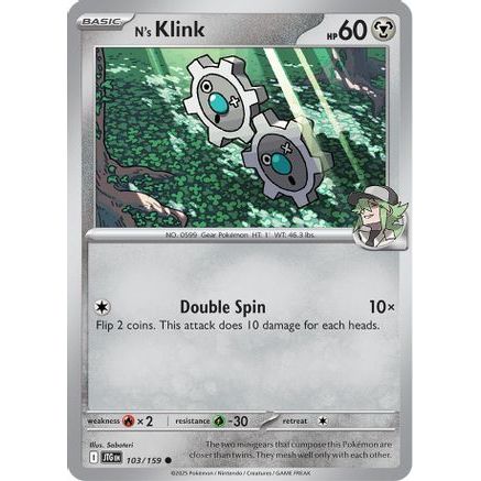 N's Klink 103 - SV09 Journey Together Reverse Holofoil