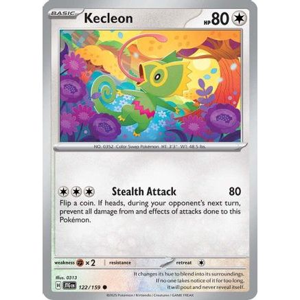 Kecleon 122 - SV09 Journey Together Reverse Holofoil