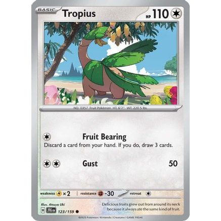 Tropius 123 - SV09 Journey Together Reverse Holofoil