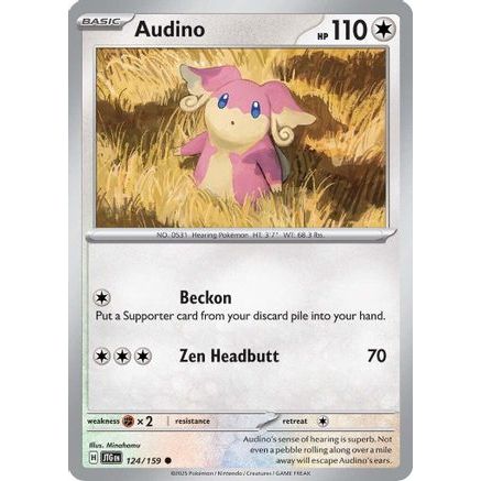 Audino 124 - SV09 Journey Together Reverse Holofoil