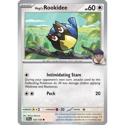 Hop's Rookidee 133 - SV09 Journey Together Reverse Holofoil