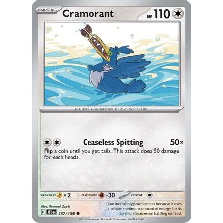 Cramorant 137 - SV09 Journey Together