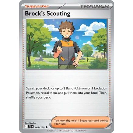 Brock's Scouting - 146/159 146 - SV09 Journey Together Reverse Holofoil