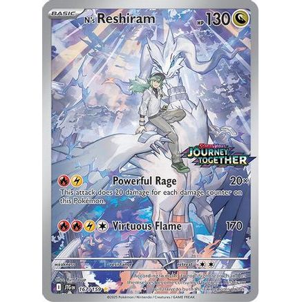 N's Reshiram - 167/159 (Journey Together Stamped) 167 - SV09 Journey Together Holofoil