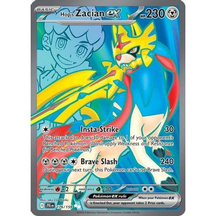 Hop's Zacian ex - 176/159 176 - SV09 Journey Together Holofoil