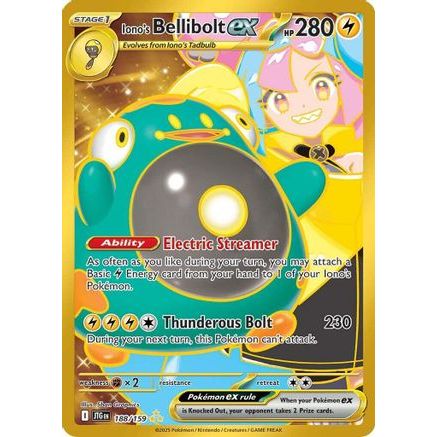 Iono's Bellibolt ex - 188/159 188 - SV09 Journey Together Holofoil