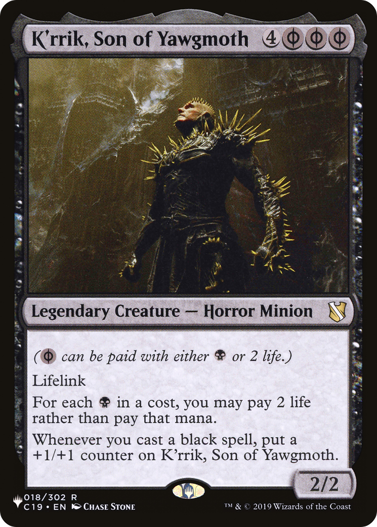 K'rrik, Son of Yawgmoth (LIST-018/302) - The List