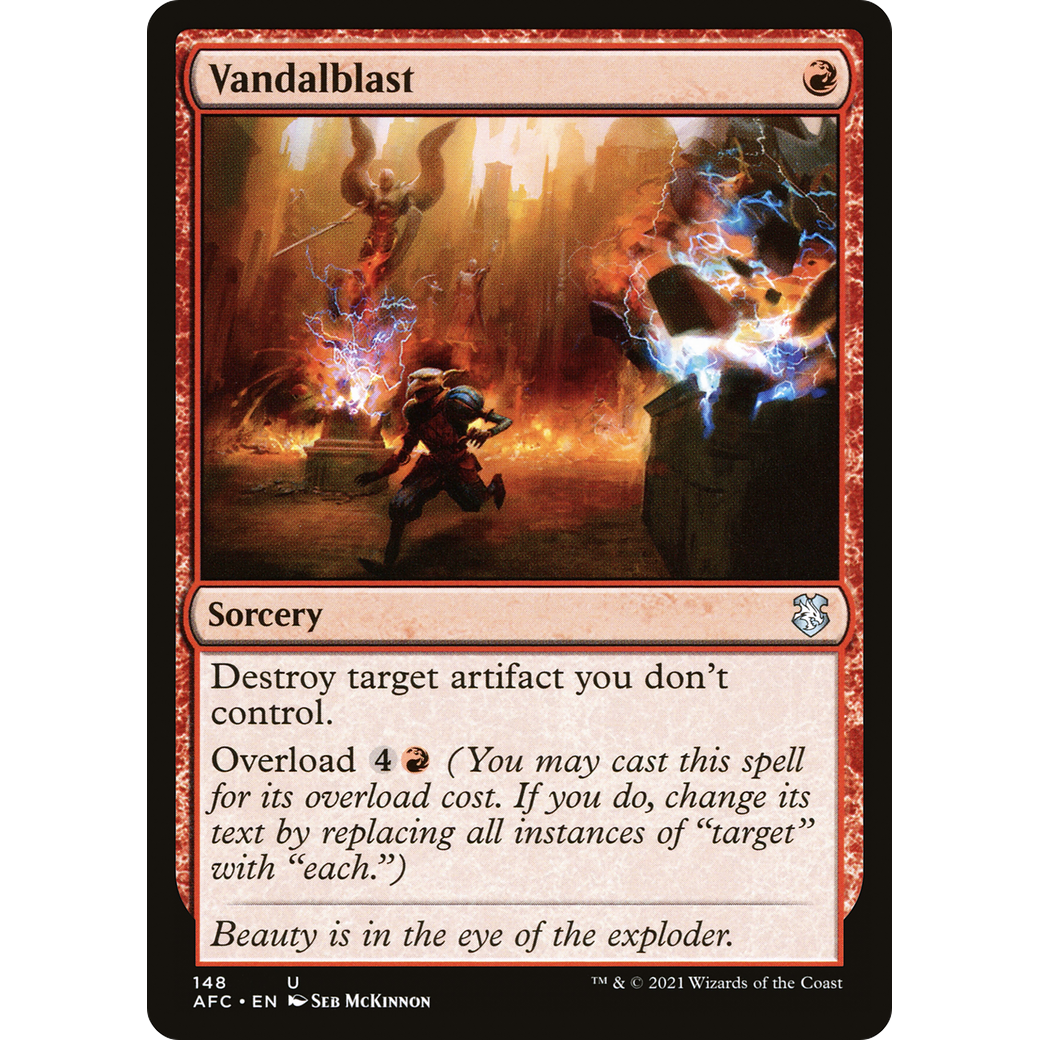 Vandalblast (AFC-148) - Forgotten Realms Commander