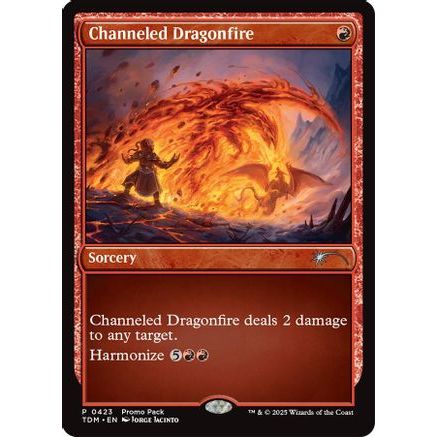 Channeled Dragonfire (PPTDM-423) - Promo Pack: Tarkir: Dragonstorm