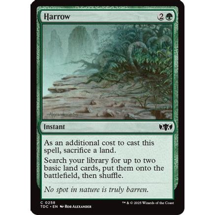 Harrow (TDC-254) - Commander: Tarkir: Dragonstorm
