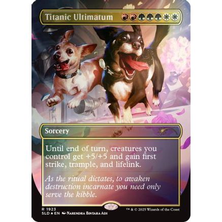 Titanic Ultimatum (1923) (Rainbow Foil) (SLD-1923) - Secret Lair Drop Series Foil