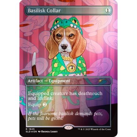 Basilisk Collar (1925) (Rainbow Foil) (SLD-1925) - Secret Lair Drop Series Foil
