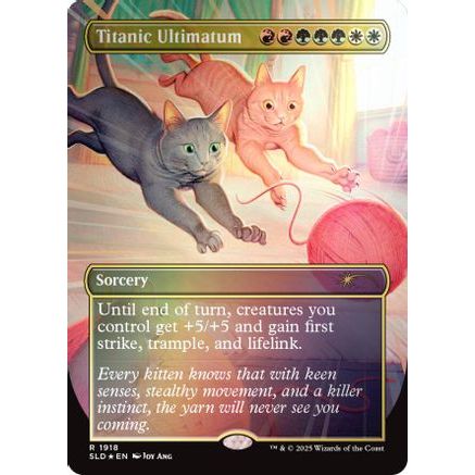 Titanic Ultimatum (1918) (Rainbow Foil) (SLD-1918) - Secret Lair Drop Series Foil