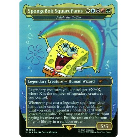 SpongeBob SquarePants - Jodah, the Unifier (Rainbow Foil) (SLD-1932) - Secret Lair Drop Series Foil
