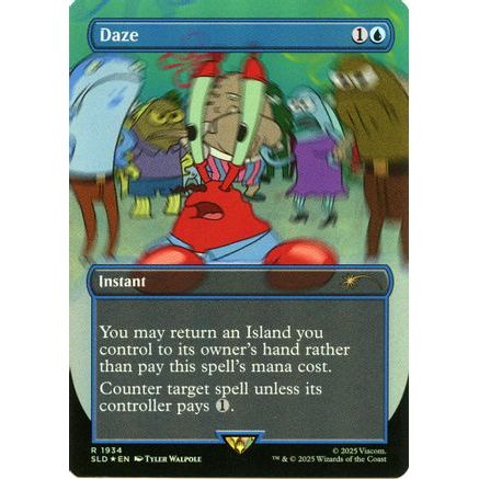 Daze (Rainbow Foil) (SLD-1934) - Secret Lair Drop Series Foil
