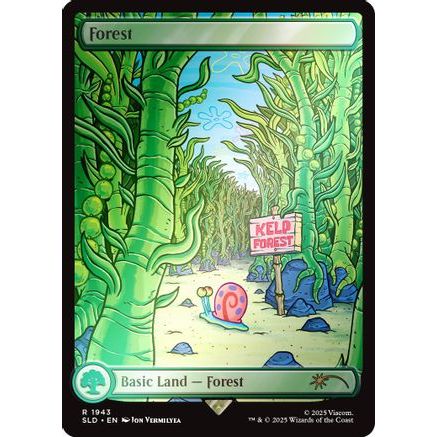 Forest (1943) (Rainbow Foil) (SLD-1943) - Secret Lair Drop Series Foil