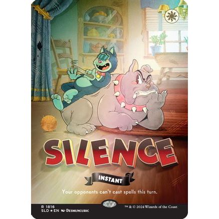 Silence (1816) (Rainbow Foil) (SLD-1816) - Secret Lair Drop Series Foil