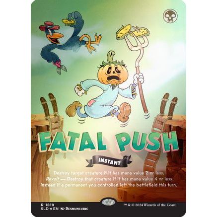 Fatal Push (1819) (Rainbow Foil) (SLD-1819) - Secret Lair Drop Series Foil