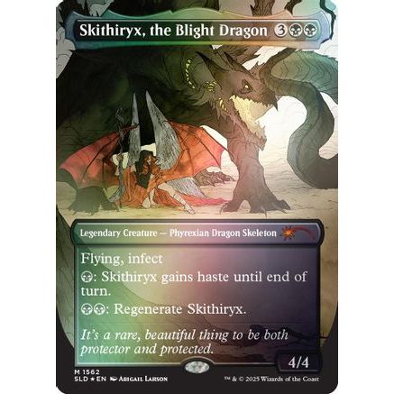 Skithiryx, the Blight Dragon (Rainbow Foil) (SLD-1562) - Secret Lair Drop Series Foil