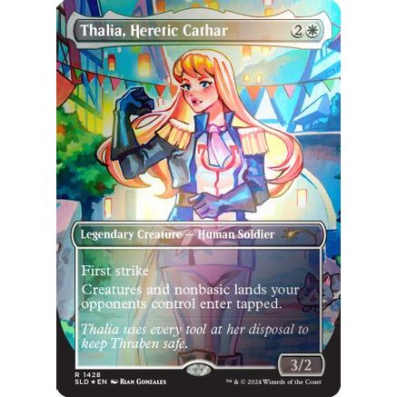 Thalia, Heretic Cathar (Rainbow Foil) (SLD-1428) - Secret Lair Drop Series Foil