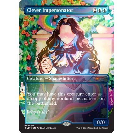 Clever Impersonator (Rainbow Foil) (SLD-1429) - Secret Lair Drop Series Foil