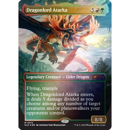 Dragonlord Atarka (Rainbow Foil) (SLD-1970) - Secret Lair Drop Series Foil