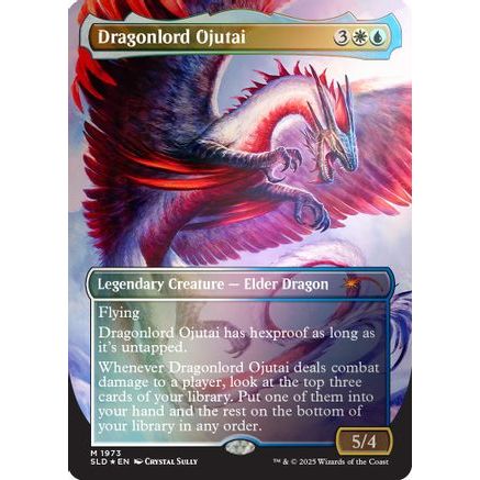 Dragonlord Ojutai (Rainbow Foil) (SLD-1973) - Secret Lair Drop Series Foil