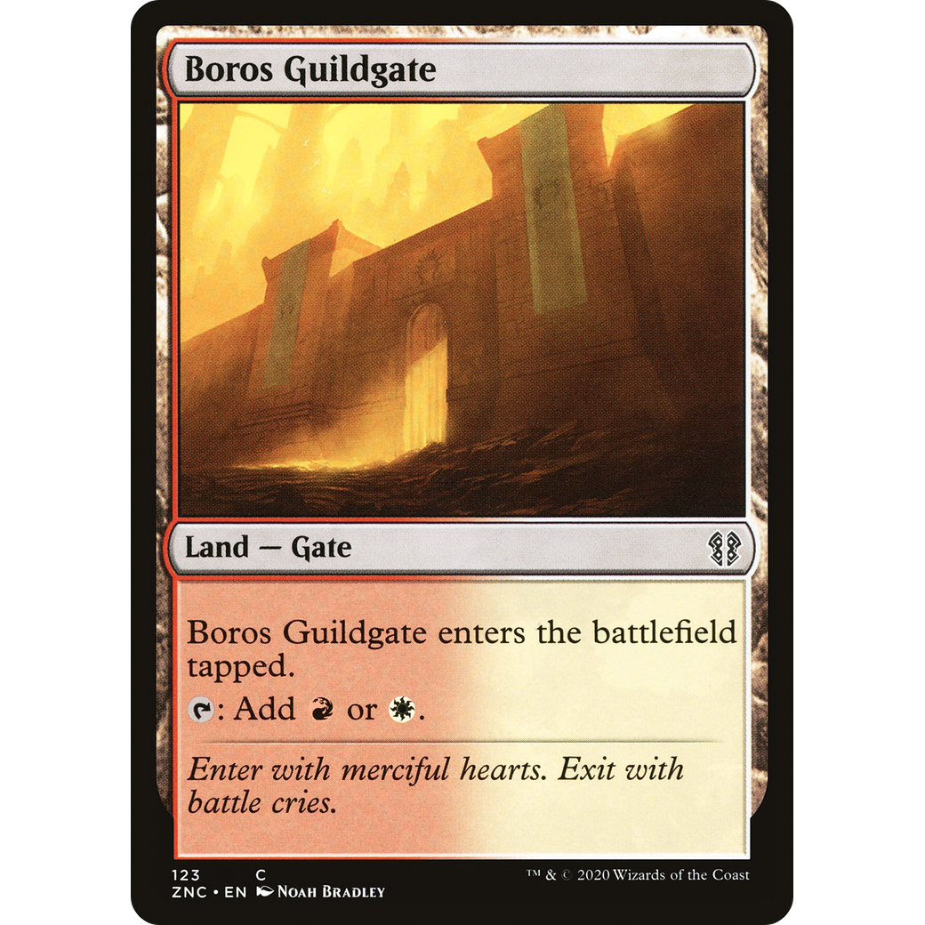 Boros Guildgate (ZNC-123) - Zendikar Rising Commander