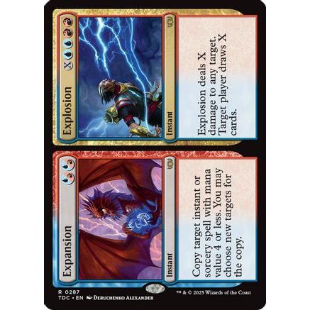 Expansion // Explosion (TDC-287) - Commander: Tarkir: Dragonstorm