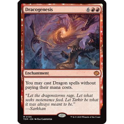 Dracogenesis (PPTDM-105) - Promo Pack: Tarkir: Dragonstorm Foil