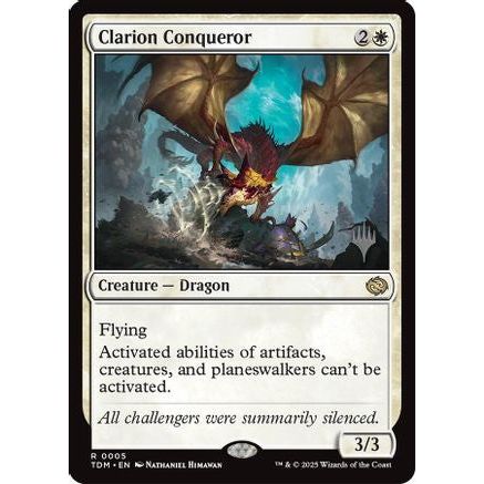 Clarion Conqueror (PPTDM-005) - Promo Pack: Tarkir: Dragonstorm Foil