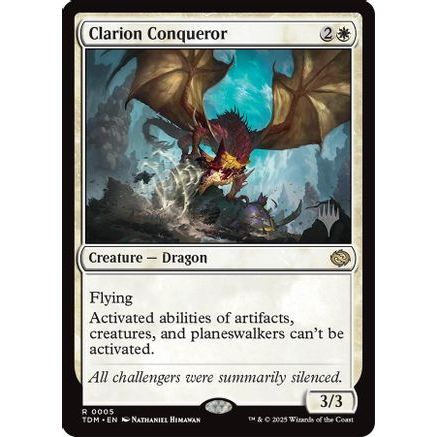 Clarion Conqueror (PPTDM-005) - Promo Pack: Tarkir: Dragonstorm Foil