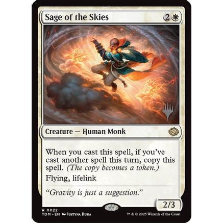 Sage of the Skies (PPTDM-022) - Promo Pack: Tarkir: Dragonstorm Foil