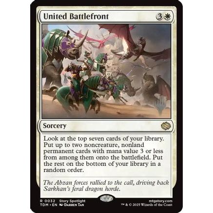 United Battlefront (PPTDM-032) - Promo Pack: Tarkir: Dragonstorm Foil